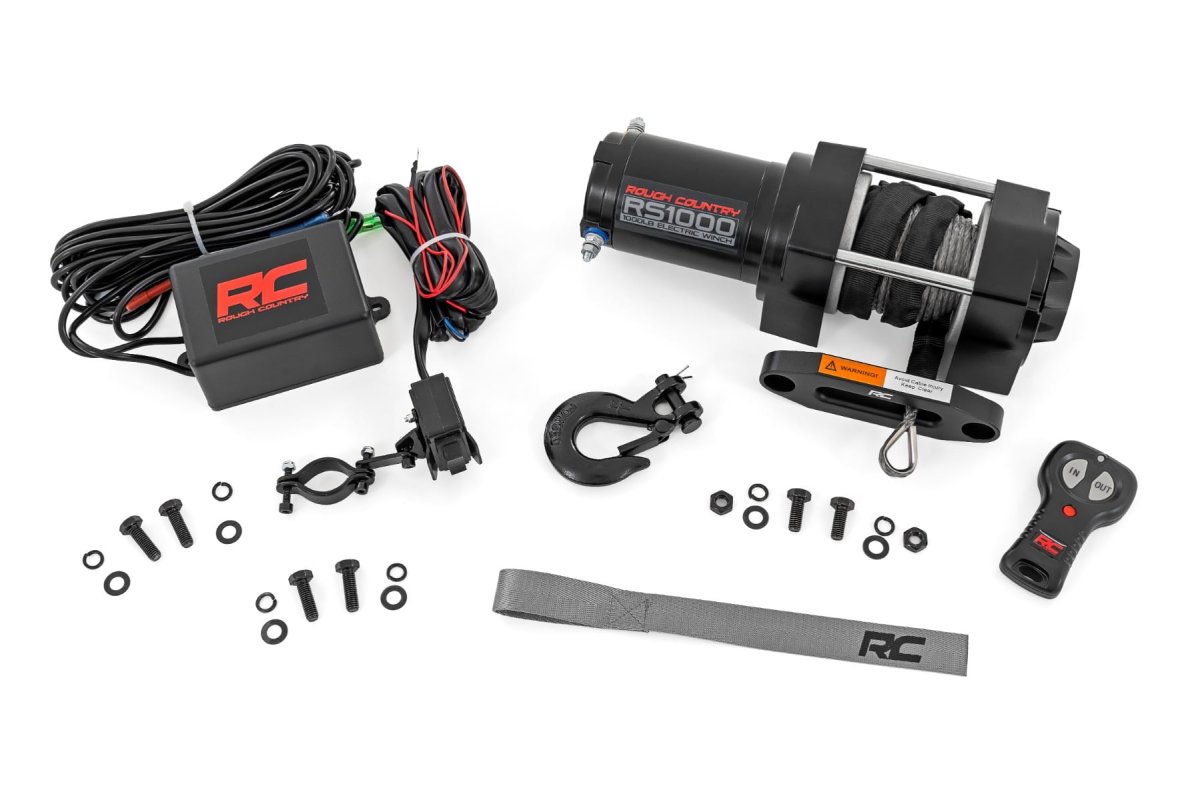 UTV Winch - Rough Country - Synthetic Rope
